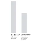 Hydraulický radiátor až 480 Watt v italském mramorovém prášku - Naturae Viadurini