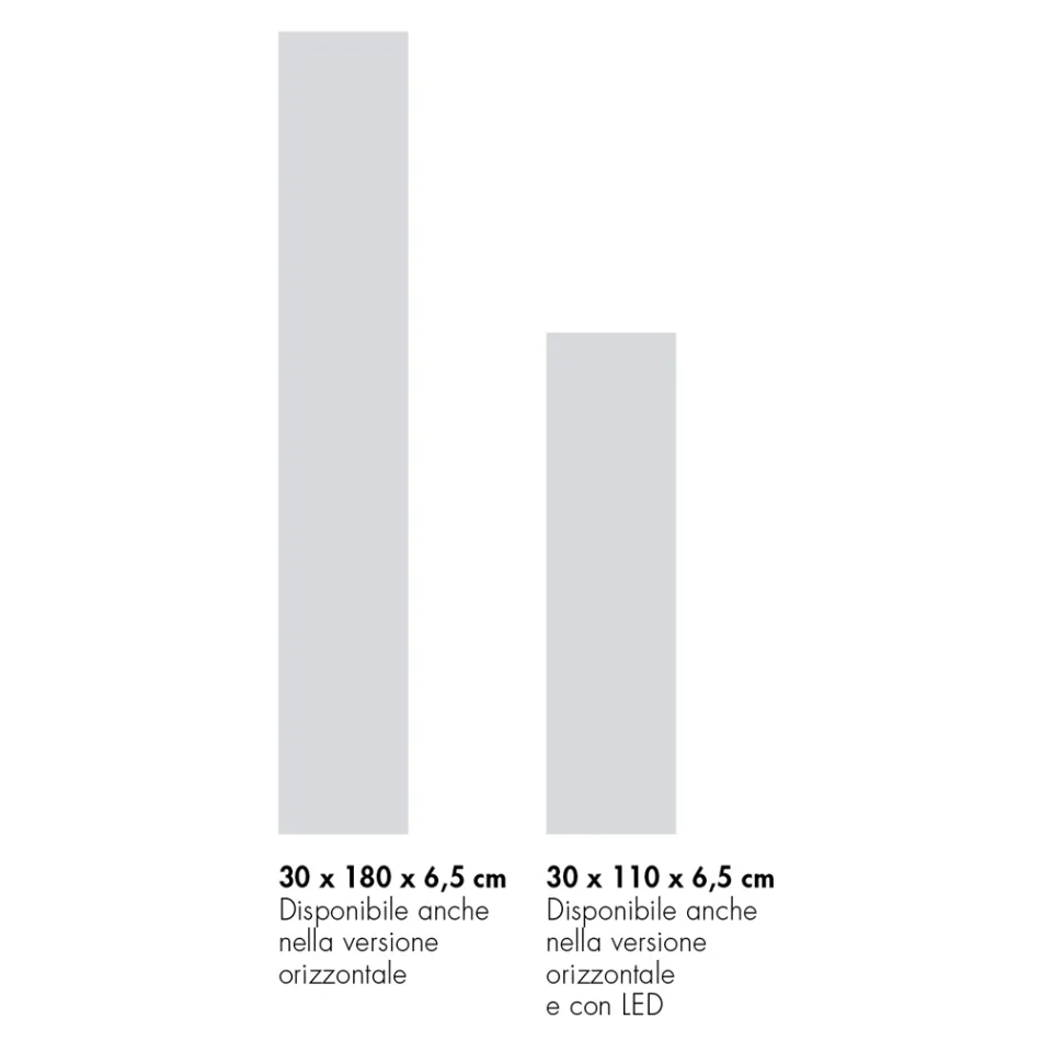Hydraulický radiátor až 480 Watt v italském mramorovém prášku - Naturae Viadurini