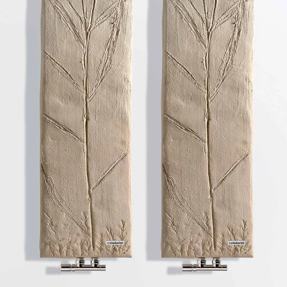 Hydraulický radiátor do 480 Watt v italském mramorovém prášku - Naturae Viadurini