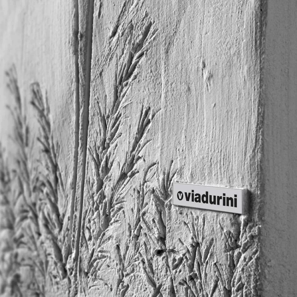 Hydraulický radiátor až 480 Watt v italském mramorovém prášku - Naturae Viadurini