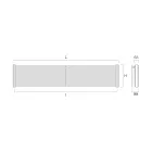 Hydraulický radiátor z oceli s dvojitou částí z prvků Made in Italy - Pod Viadurini