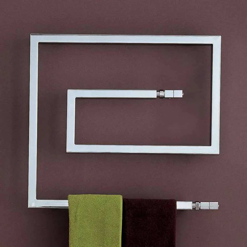 Hydraulické Termoarredo kartáčované had z nerezové oceli podle Scirocco H Viadurini