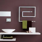 Hydraulické Termoarredo kartáčované had z nerezové oceli podle Scirocco H Viadurini