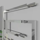 Hydraulický dekorativní chladič z kartáčované nerezové oceli Snake od společnosti Scirocco H Viadurini