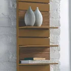 Hydraulické Termoarredo ocel, dub police, Utility Scirocco H Viadurini