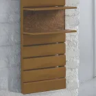 Hydraulické Termoarredo ocel, dub police, Utility Scirocco H Viadurini