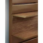 Hydraulické Termoarredo ocel, dub police, Utility Scirocco H Viadurini