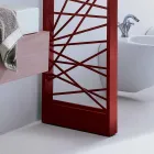 Hydraulický Termoarredo ocel, metropolitní styl Mikado Scirocco H Viadurini