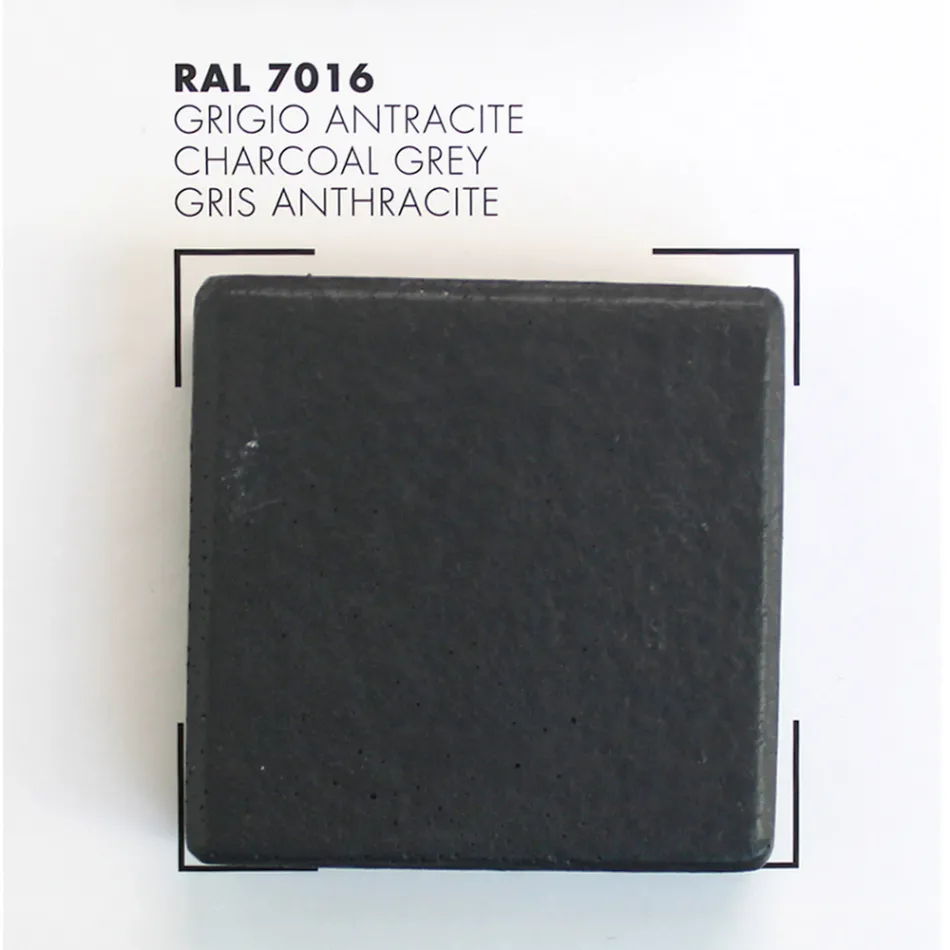 Moderní hydraulický radiátor z italského mramorového prášku - textura Viadurini