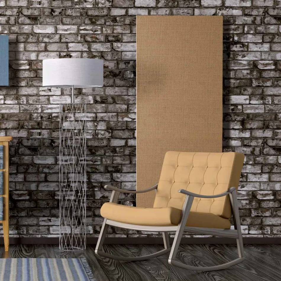 Moderní hydraulický radiátor z italského mramorového prášku - textura Viadurini