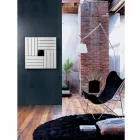 Termoarredo hydraulický čtverec konstrukce vyrobena v Itálii Square Scirocco H Viadurini