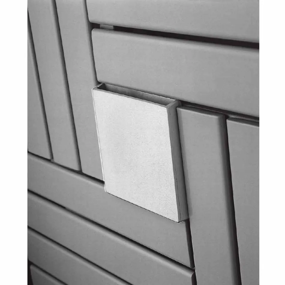 Termoarredo hydraulický čtverec konstrukce vyrobena v Itálii Square Scirocco H Viadurini