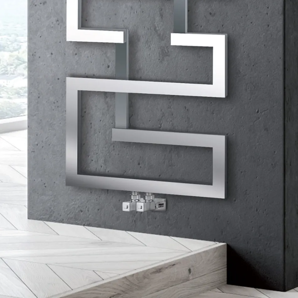 Hydraulický radiátor vyrobený z nerezové oceli Made in Italy - Trouba Viadurini