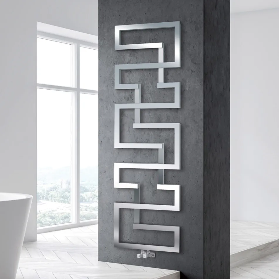 Hydraulický radiátor vyrobený z nerezové oceli Made in Italy - Trouba Viadurini