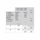 Vertikální hydraulický nástěnný radiátor s moderním designem do 1224 W - Regolo Viadurini