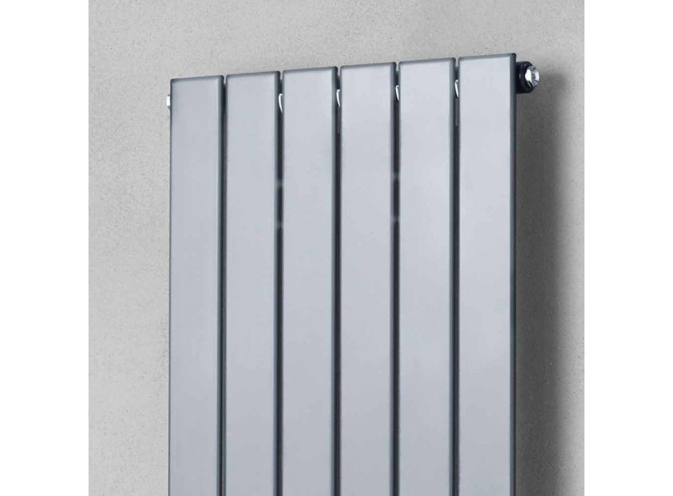 Barevný designový nástěnný radiátor z uhlíkové oceli 881 W - datel Viadurini