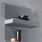 Věšák na ručníky s radiátorem, vertikální, hydraulický až 719 W - Rebel Viadurini