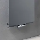 Věšák na ručníky s radiátorem, vertikální, hydraulický až 719 W - Rebel Viadurini