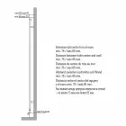 Radiátorový ohřívač ručníků, čtvercový design z oceli 412 W - věž Viadurini