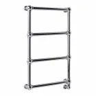 Radiátorový elektrický ohřívač ručníků chromovaný v mosazném provedení 200 W - Caesar Viadurini