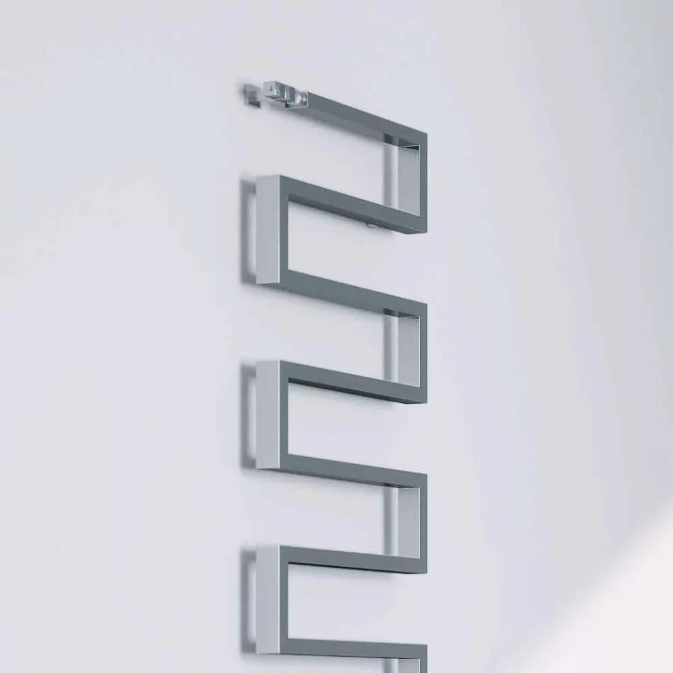 Termoarredo vertikální hydraulický chromovaná hada Scirocco H Viadurini