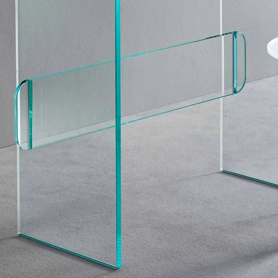 Kosmetický stolek se zrcadlem a skleněnou zásuvkou 3 povrchové úpravy - Salvie Viadurini