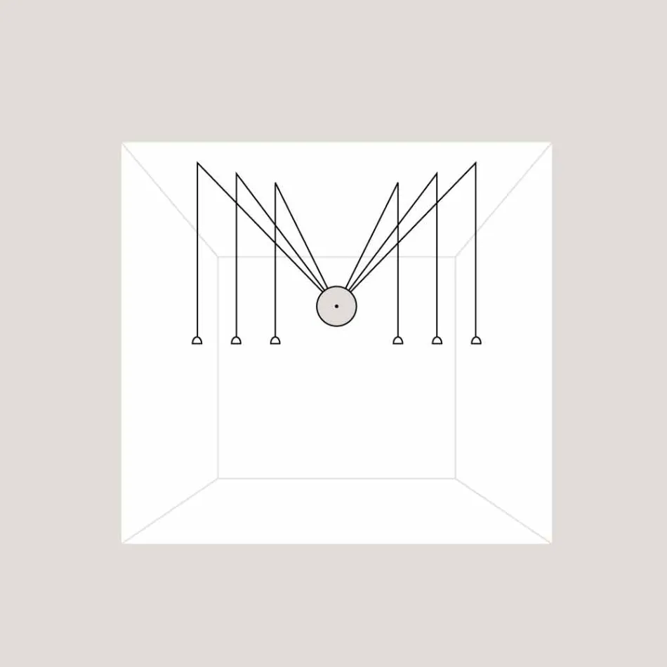 TOSCOT Apuánsko systém růžice základna 230 Vyrobeno v Toskánsku Viadurini