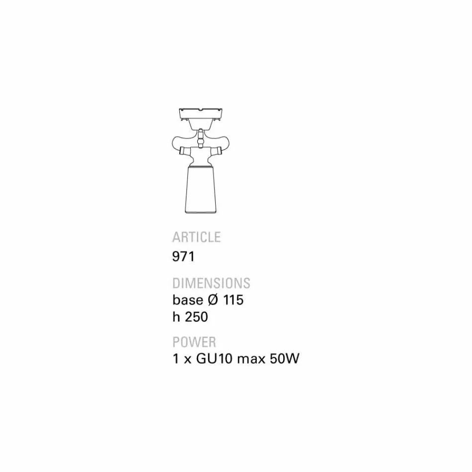 TOSCOT Battersea reflektor Keramický strop, moderní design Viadurini