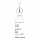 TOSCOT Battersea konstrukce zavěšení keramická lampa Viadurini