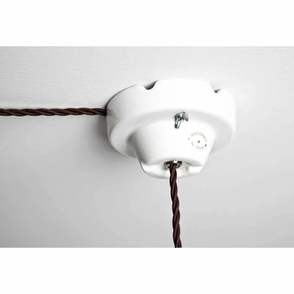 TOSCOT Battersea velké stropní růžice Vyrobeno v Toskánsku Viadurini