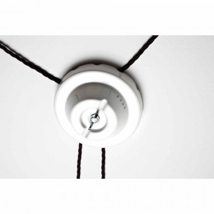 TOSCOT Battersea malé růžice strop Vyrobeno v Toskánsku Viadurini