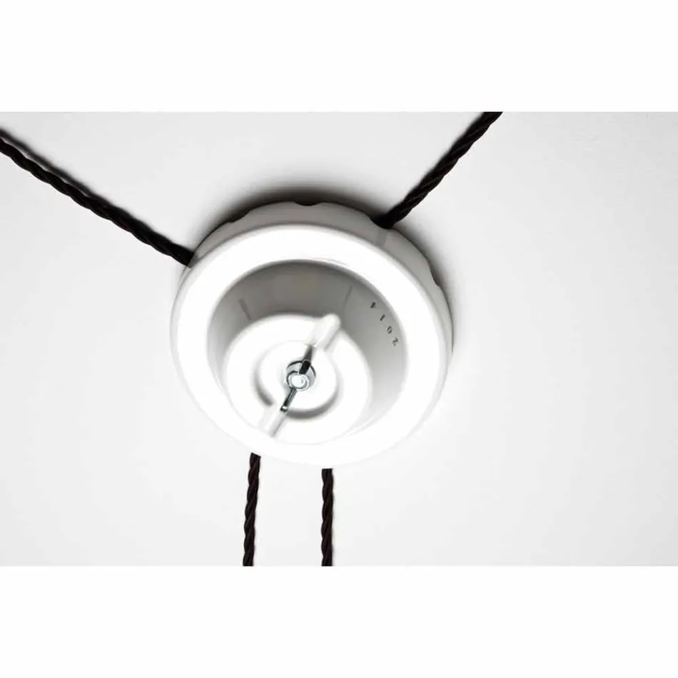 TOSCOT Battersea malé růžice strop Vyrobeno v Toskánsku Viadurini