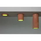 Vestavné bodové svítidlo Toscot Carso Ø14 cm z terakoty vyrobené v Toskánsku Viadurini