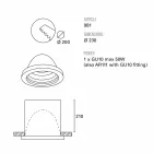TOSCOT kras maják postavený O23 cm Made v Toskánsku Viadurini