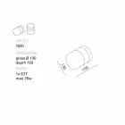 TOSCOT Chapeau! Nástěnné svítidlo / ruční strop vyrobený v Toskánsku Viadurini