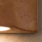 Toscot Lido vnitřní / venkovní terakotové nástěnné svítidlo vyrobené v Itálii Viadurini
