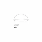 TOSCOT Notorius lampa velké odpružení Viadurini