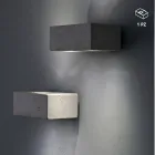 Zahradní nástěnné LED terakotové svítidlo Toscot Smith vyrobené v Toskánsku Viadurini