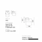 TOSCOT Swing stropní svítidlo / stěna vyrobena v Toskánsku Viadurini