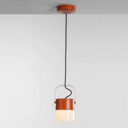 TOSCOT Swing závěsná lampa v foukaného skla vyrobené v Toskánsku Viadurini