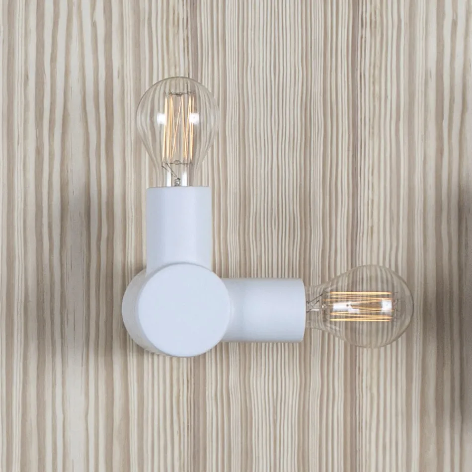 Keramické a kovové nástěnné svítidlo Toscot Traffic vyrobené v Toskánsku Viadurini