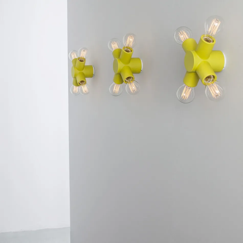 Nástěnné svítidlo Toscot Traffic v keramických různých povrchových úpravách vyrobené v Toskánsku Viadurini