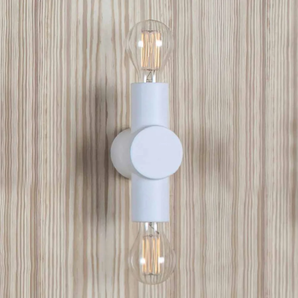 Dopravní TOSCOT nástěnné svítidlo s kovovou základnou vyrobené v Toskánsku Viadurini