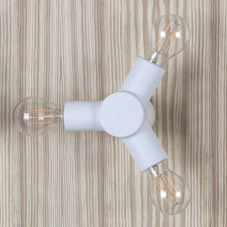 Nástěnné svítidlo Toscot Traffic z kovu a keramiky vyrobené v Toskánsku Viadurini