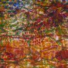 Ručně vyráběný bavlněný ubrus Ruční tisk z jednoho kusu - značky Viadurini