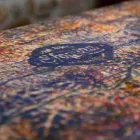 Ubrus italského umění s ručně tištěnou bavlnou z jednoho kusu - značky Viadurini