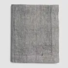 Obdélníkový lněný ubrus s knoflíkovými dírkami a 10 knoflíky, luxusní - středomořská Viadurini