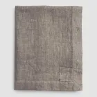 Obdélníkový lněný ubrus s knoflíkovými dírkami a 10 knoflíky, luxusní - středomořská Viadurini