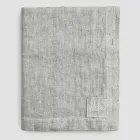 Obdélníkový lněný ubrus s knoflíkovými dírkami a 12 luxusními knoflíky - Středomoří Viadurini