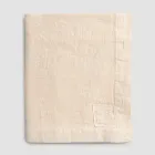 Obdélníkový lněný ubrus s knoflíkovými dírkami a 12 luxusními knoflíky - Středomoří Viadurini